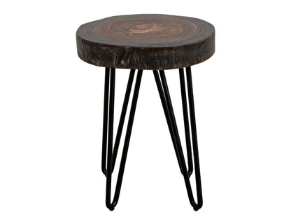 Parota - Chairside Table - Dark Brown