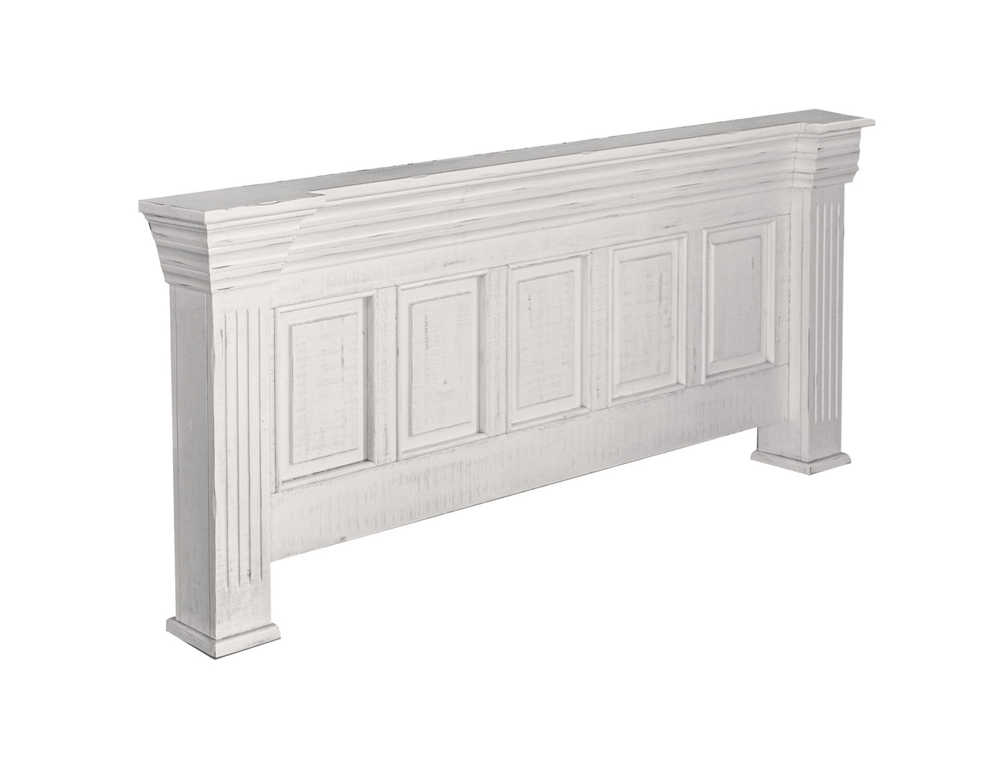 Terra - Queen Footboard - Distressed White