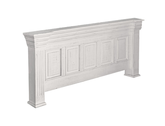 Terra - King Footboard - Distressed White