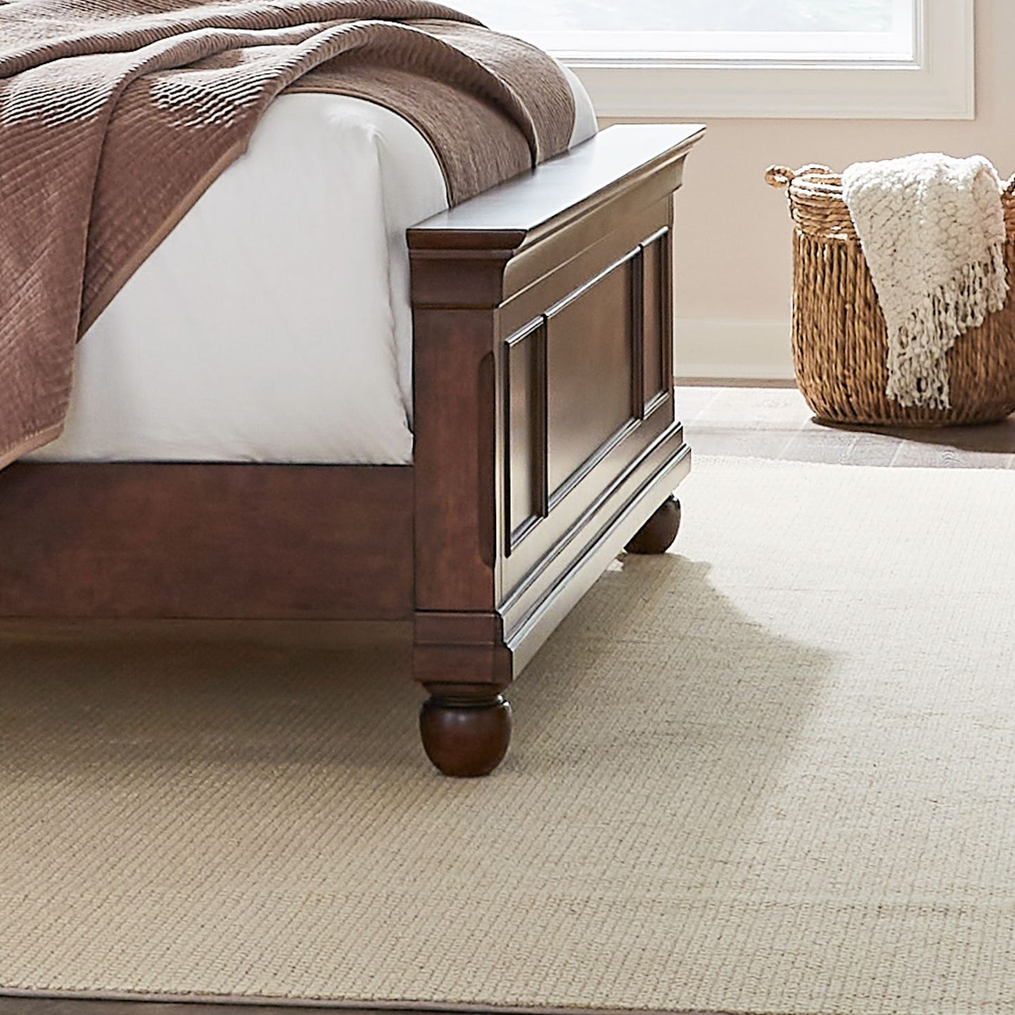 Rustic Traditions - King Panel Footboard - Cherry