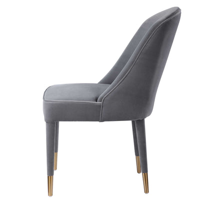 Brie - Armless Chair (Set of 2) - Gray