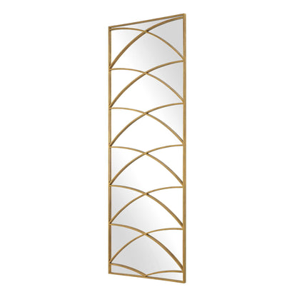 Crossed Up - Full Length Mirror - Gold