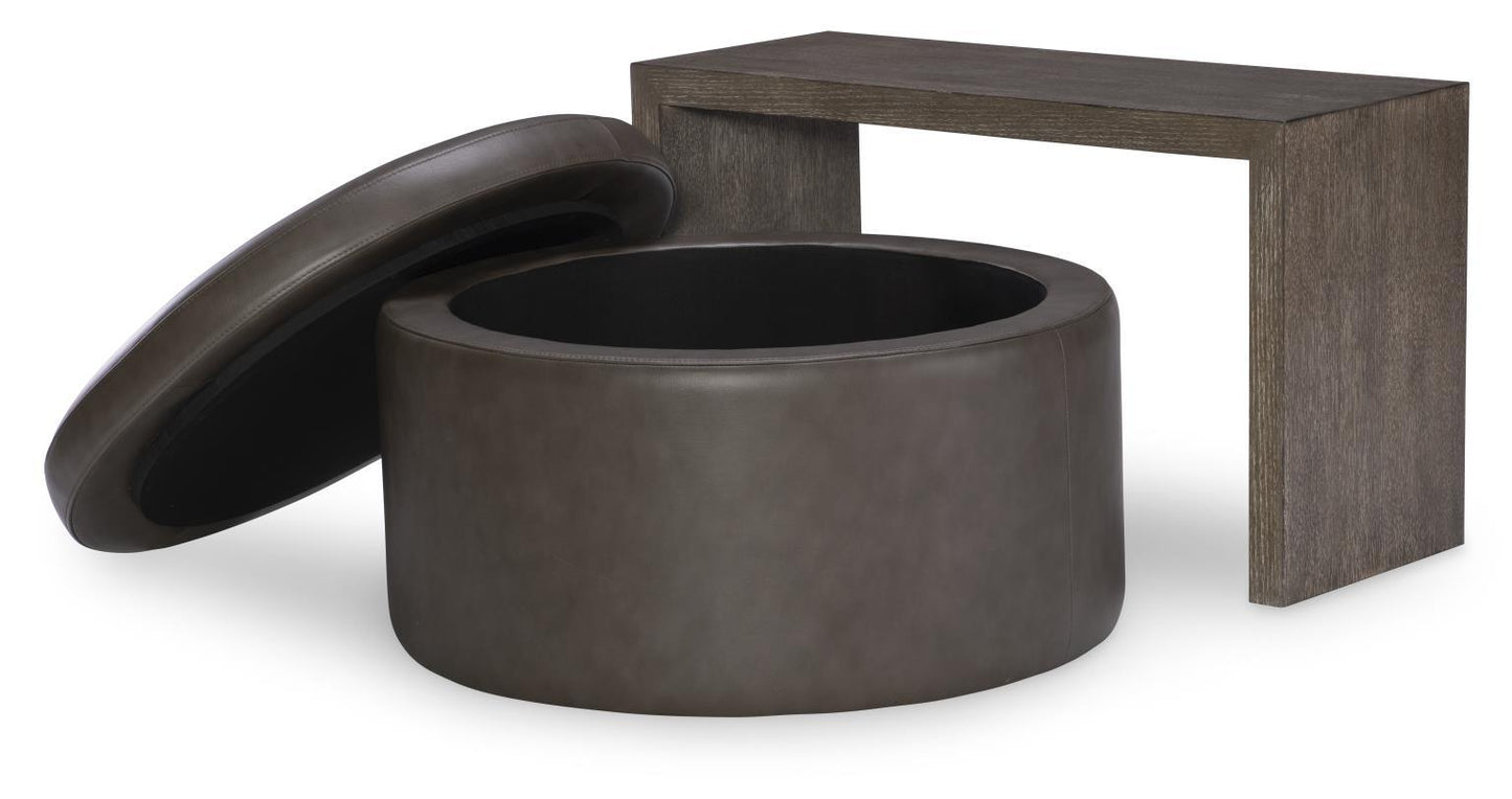 Luna Ravello - Swivel Ottoman On Casters