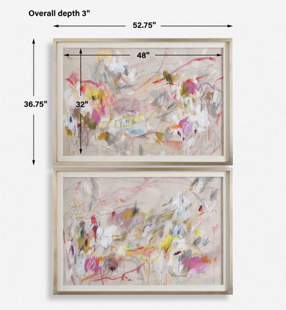 Metropolitan Rush - Abstract Prints (Set of 2)