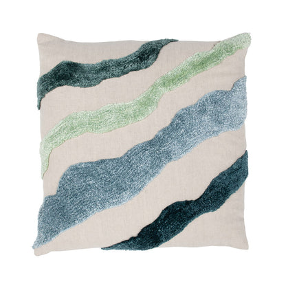 Equilibrium - 22" x 22" Inertia Pillow - Blue Multi