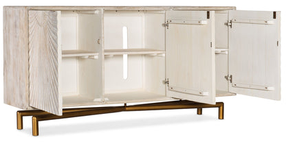 Entertainment Console 70" - Light Wood - Beige