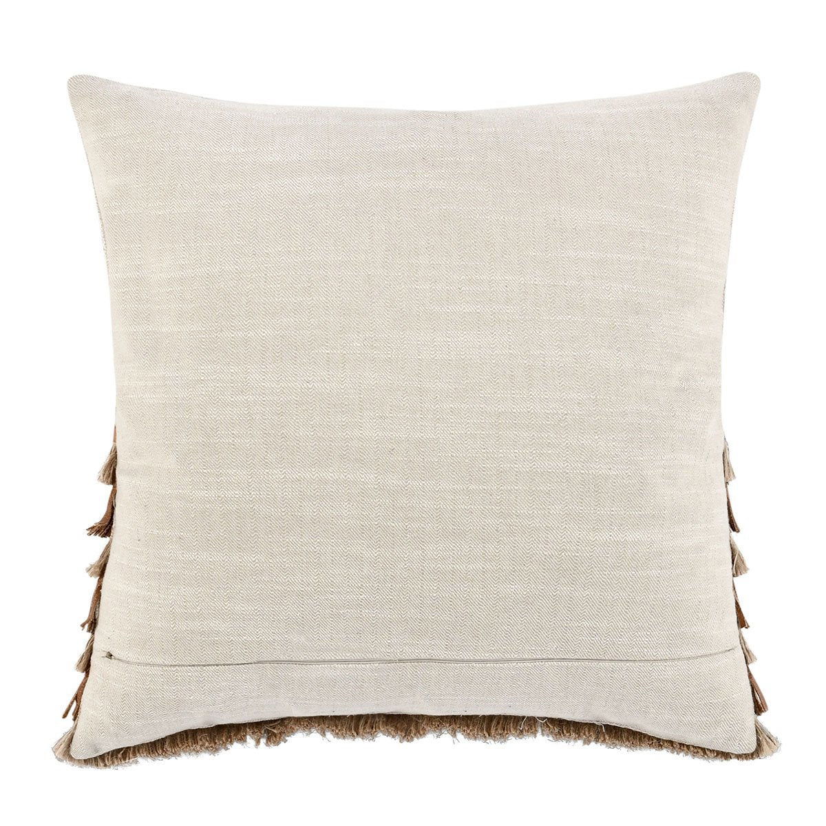 Timeless - TL Casa Leather Pillow - Chestnut/ Natural