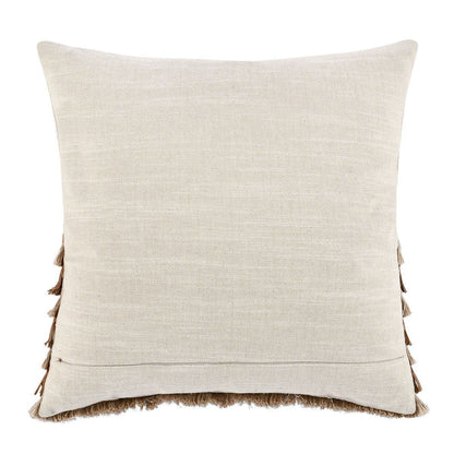Timeless - TL Casa Leather Pillow - Chestnut/ Natural