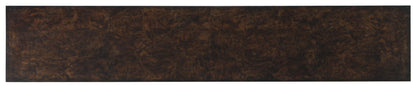 Melange - Giles Console Table - Dark Brown