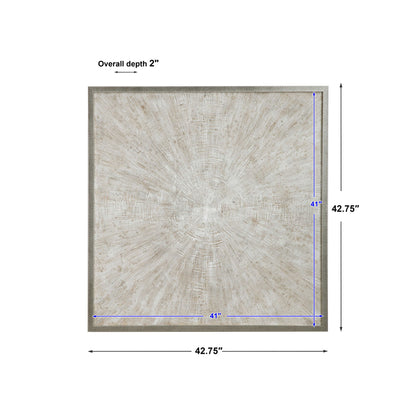 Mesmerize - Abstract Art - Pearl Silver