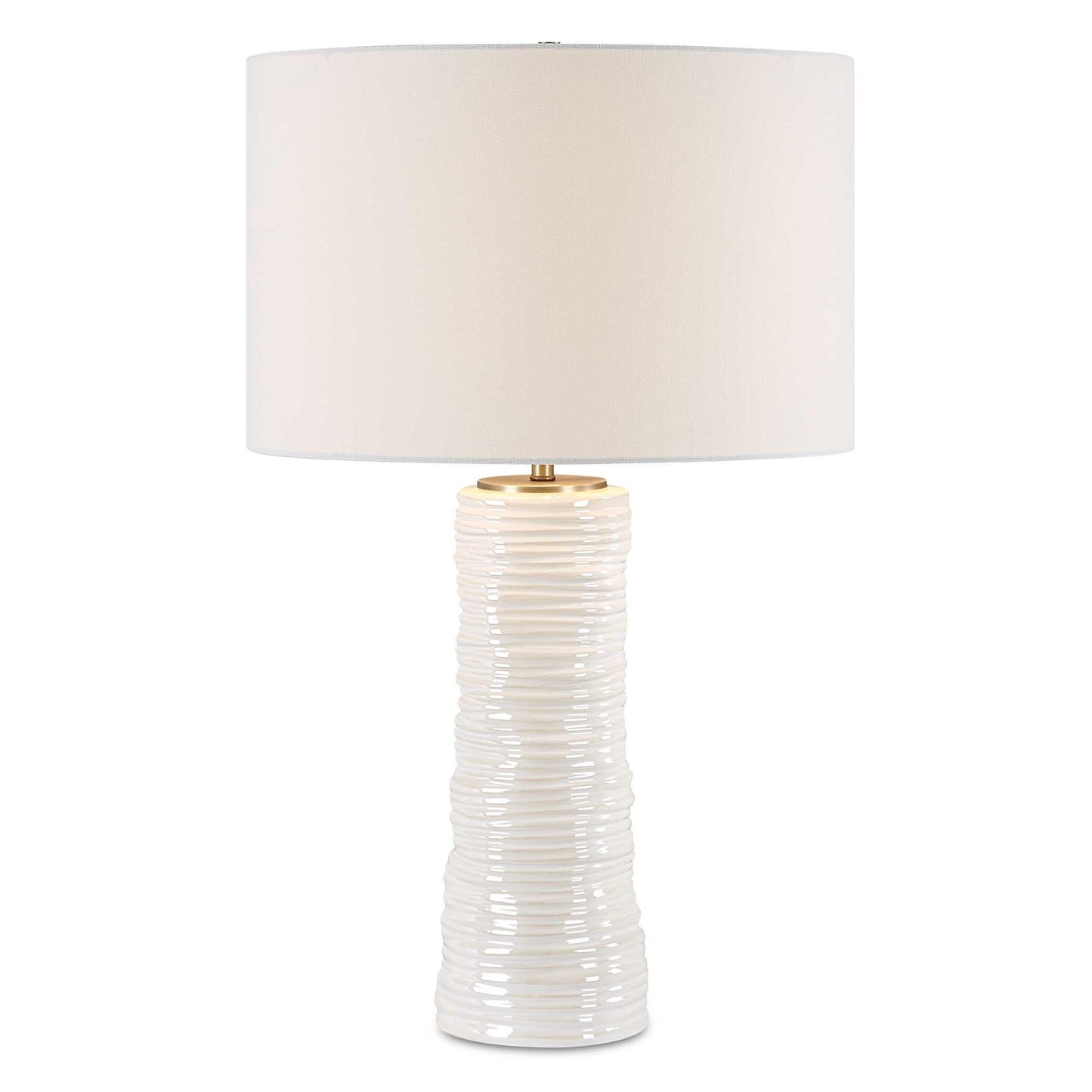 Pavlova Glossy - White Table Lamp