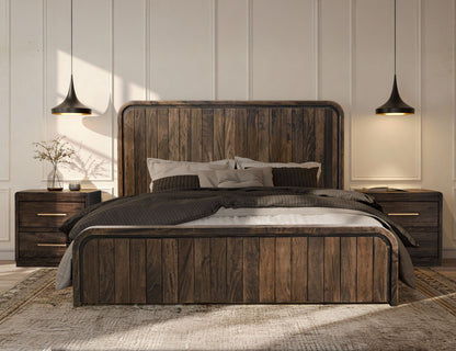 Mezquite - Queen Platform - Dark Brown