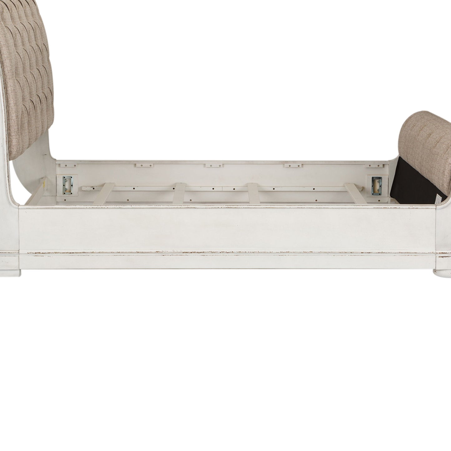 Abbey Park - California King Sleigh Bed Rails - White