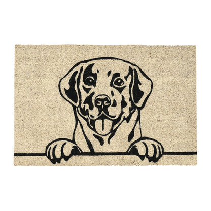 Doormats - Good Dog Doormat - Black / Sand