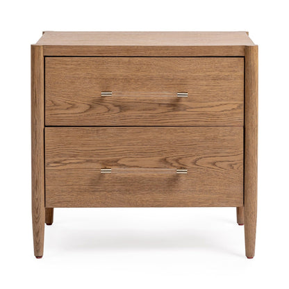 Alisen - 2 Drawer Nightstand - Napa Grove