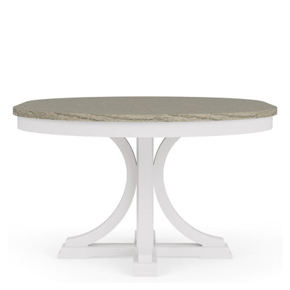Cora - Round Dining Table Top - Cloud / Fog