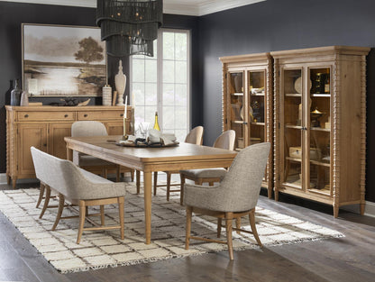Seraphina - Round Dining Table Base - Sunlit Oak