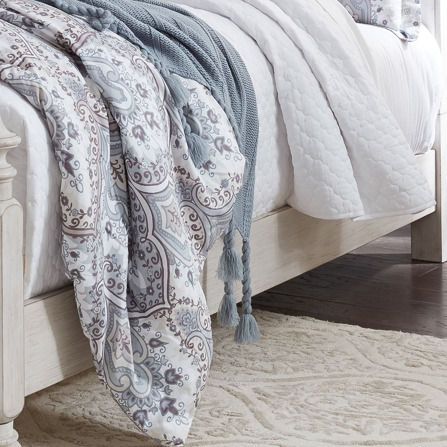 Farmhouse Reimagined - Panel Bed Rails - White