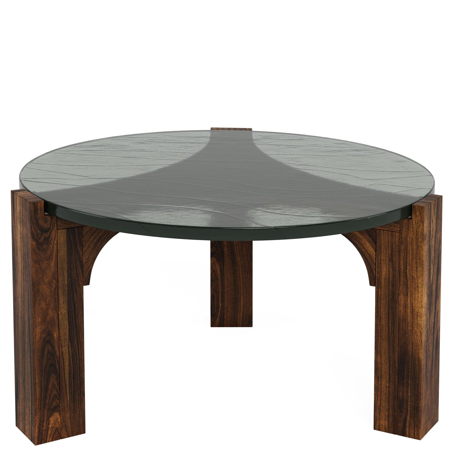 Amner - Round Coffee Table Top - Gray