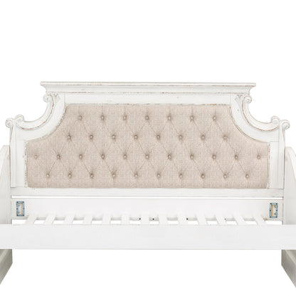 Magnolia Manor - Daybed Upholstered Back - White
