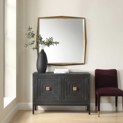 On Point - Square Mirror - Gold