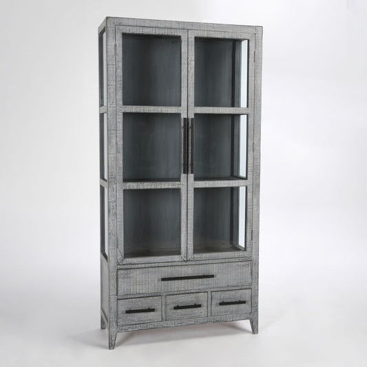 Simon - Tall Cabinet - Antique Blue