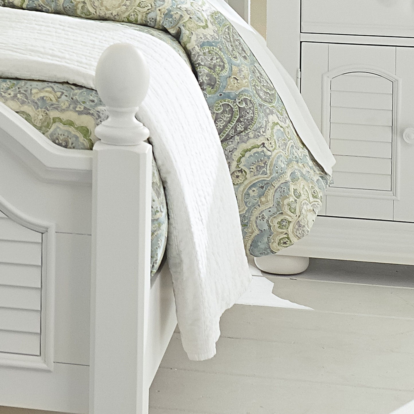 Summer House - Panel Bed Rails - White