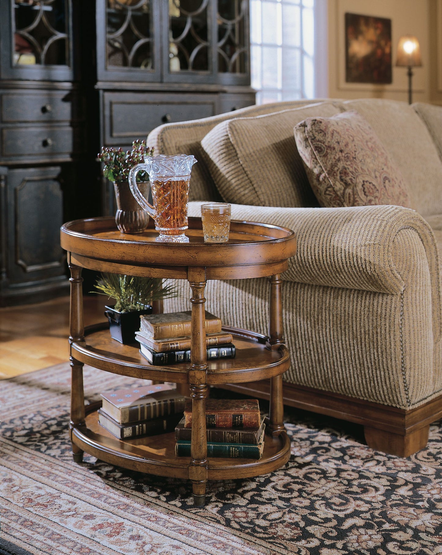 Commerce And Market - Oval Accent Table - Light Brown