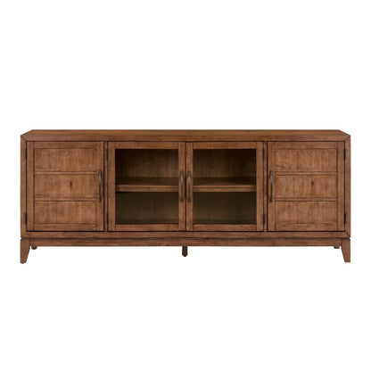Shaker Lakes - 82" TV Console - Brown
