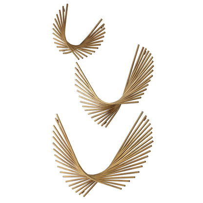 Coreograph - Antique Wall Decor (Set of 3) - Gold