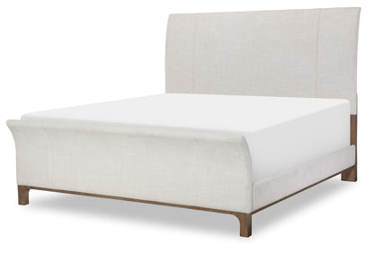 Harmony - Complete Upholstered Sleigh Bed - Ovation Tweed