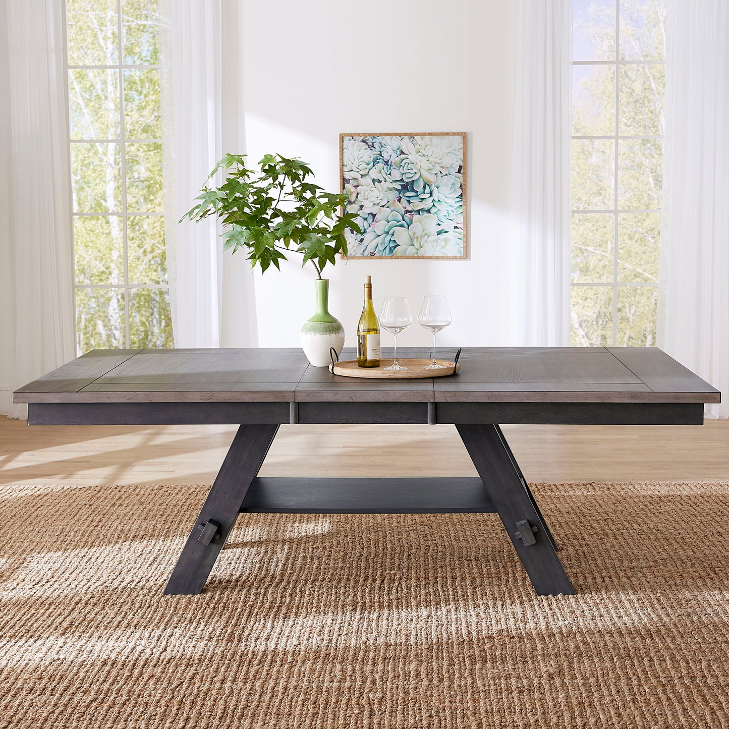 Lawson - Pedestal Table Top - Dark Gray