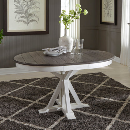 Allyson Park - Single Pedestal Table Base - White