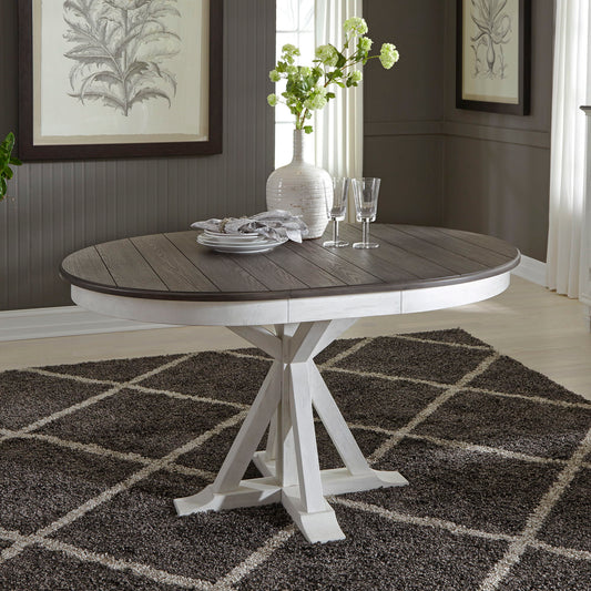 Allyson Park - Single Pedestal Table Base - White