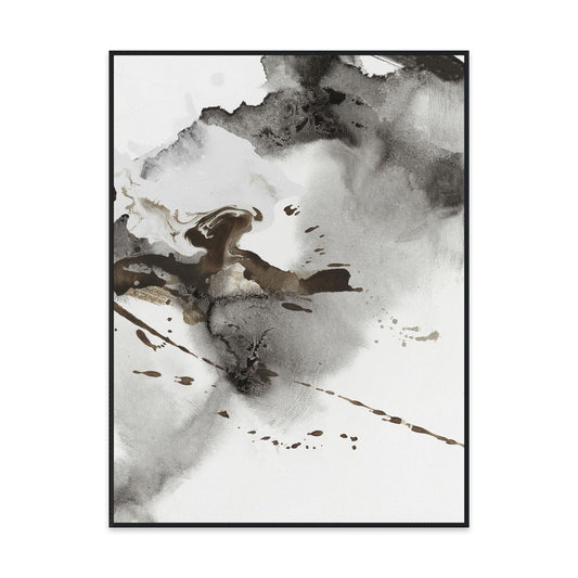 Coffee - 36" x 48" Painting Art by Buddy Whitlock - Gray