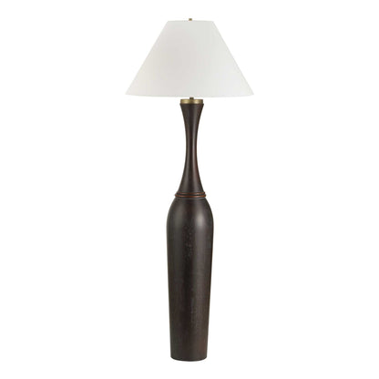 Pravin - Floor Lamp - Dark Wood