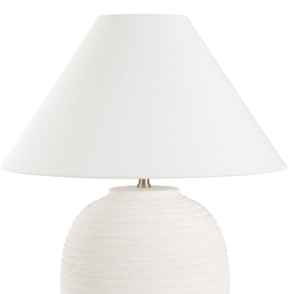Rocio - Ceramic Table Lamp - White