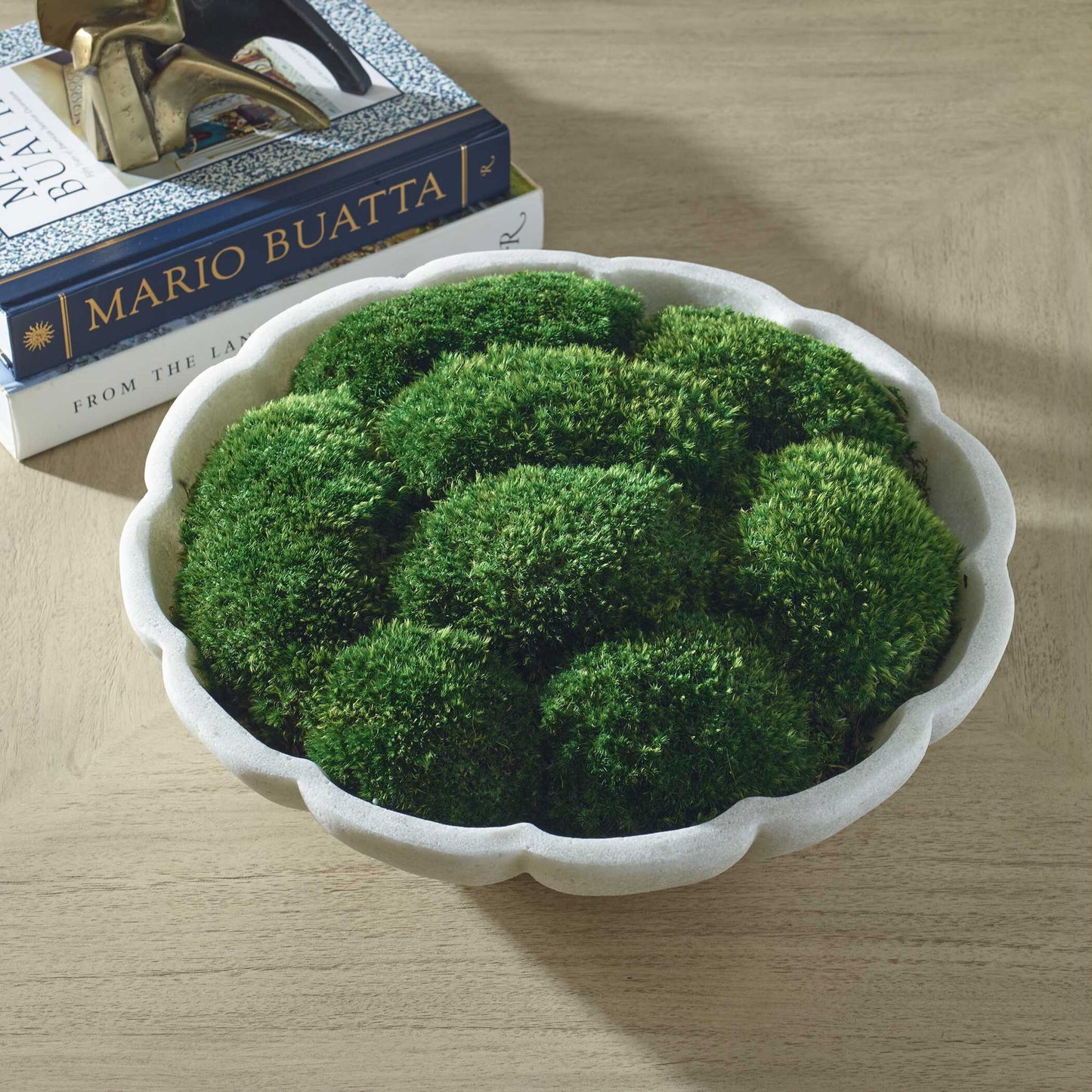 Awaken Moss - Centerpiece - Green / White