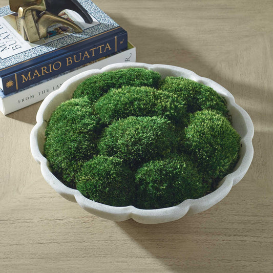 Awaken Moss - Centerpiece - Green / White