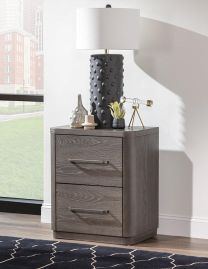Horizons - 2 Drawers Nightstand - Deep Sable
