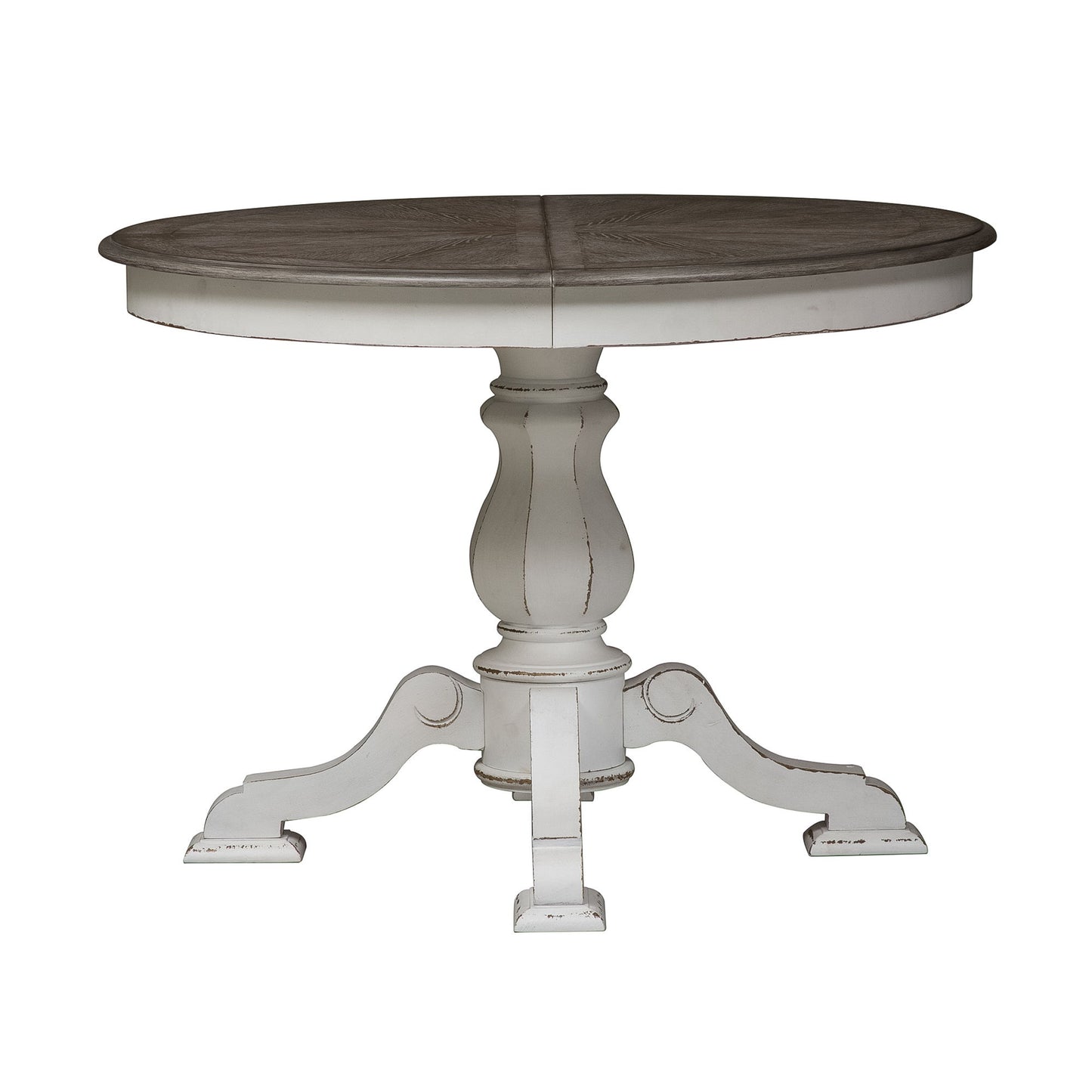Magnolia Manor - Pedestal Table Top - White