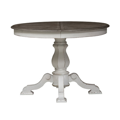 Magnolia Manor - Pedestal Table Top - White