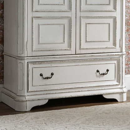 Magnolia Manor - Armoire Base - White