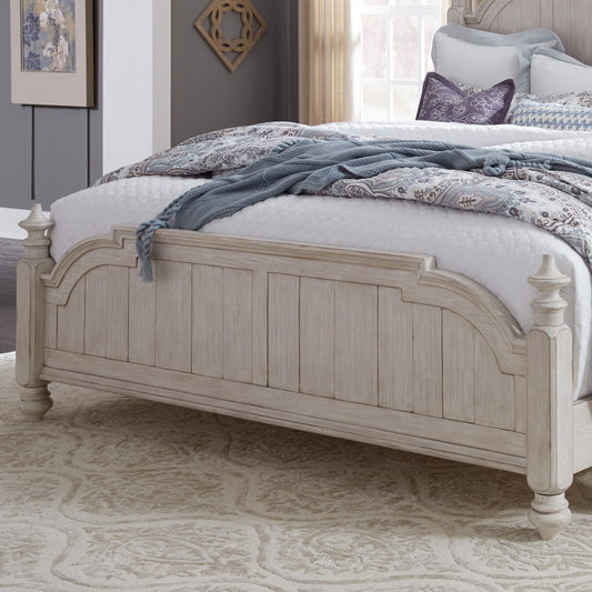 Farmhouse Reimagined - Queen Poster Footboard - White