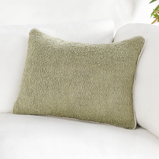 Sava - 20" x 14" ST Pillow - Wheat Green
