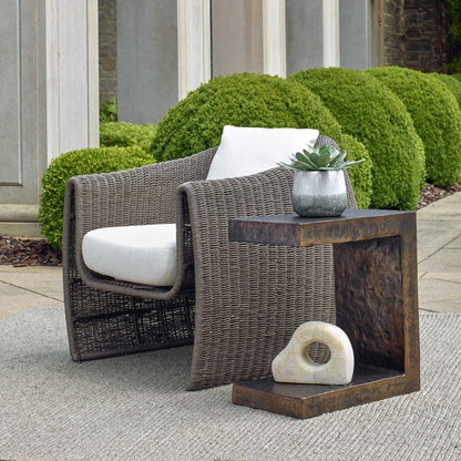 Obra - Outdoor Side Table - Bronze