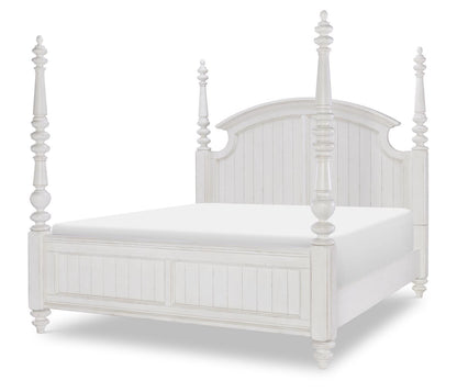 Cottage Park - Poster Panel Footboard King / California King - Aged White