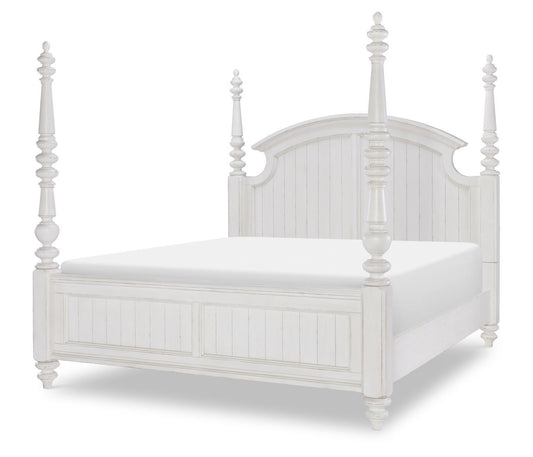 Cottage Park - Poster Panel Footboard King / California King - Aged White