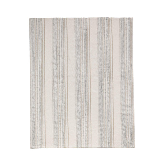 Throws - 50" x 70" TC Rockport Throw - Ivory Multi