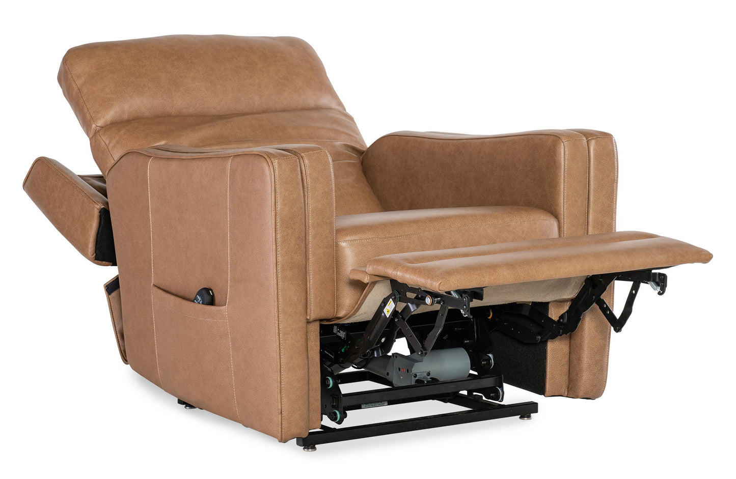 RC - Thyme Power Recliner With Power Headrest, Lumbar, And Lift - Light Brown